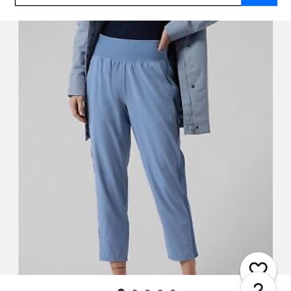 Athleta Women's Light Blue Cropped Pants